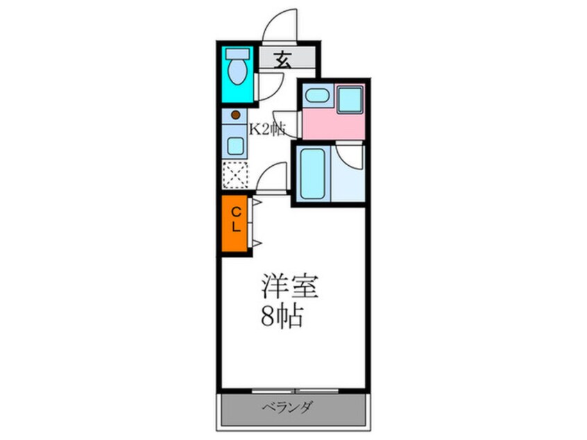 間取図 ソレーユ下鴨