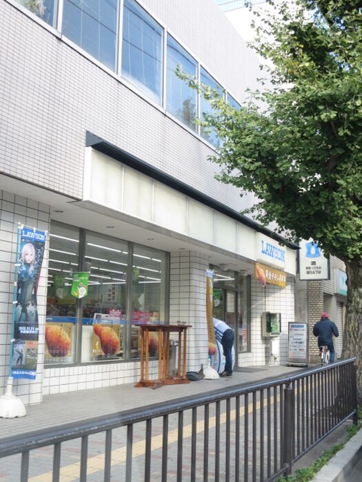 ローソン下鴨西林店(コンビニ)まで300m ソレーユ下鴨