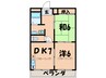 Palaisdu　Camellia 2DKの間取り