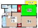 ファミリ－石橋の間取図