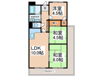 間取図 パークロイヤル