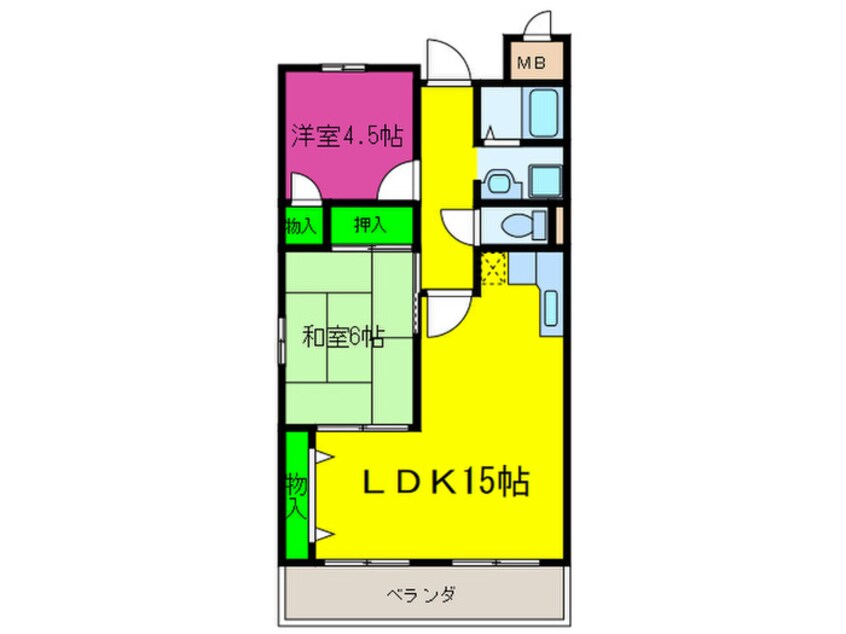 間取図 パークロイヤル