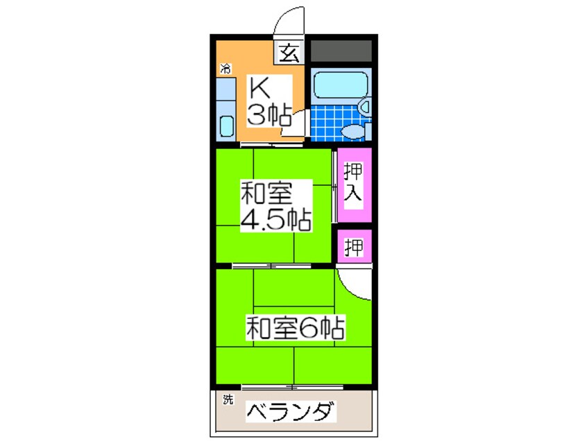 間取図 コ－ポ雅