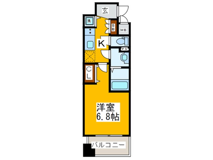 間取り図 ﾚｵﾝｺﾝﾌｫｰﾄ堀江公園(905)