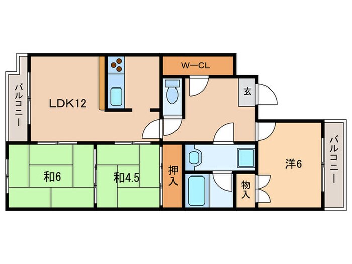 間取り図 パルピアマンション