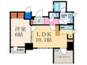 ｴｽﾃﾑﾌﾟﾗｻﾞ京都四条鳥丸Ⅱ雅(302)の間取図