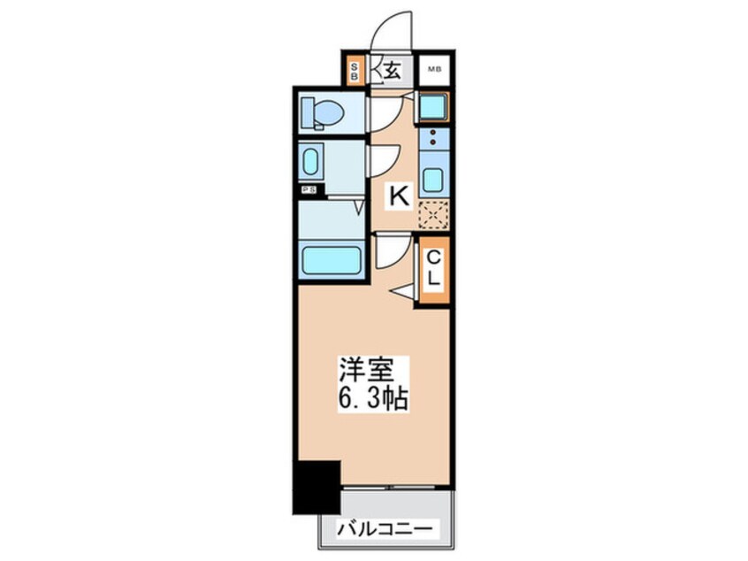 間取図 プレサンス高津公園ディオ