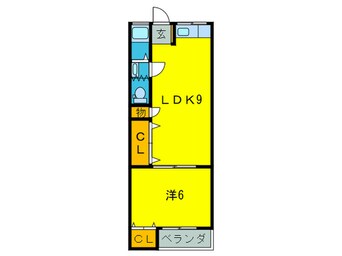 間取図 マンション田井城