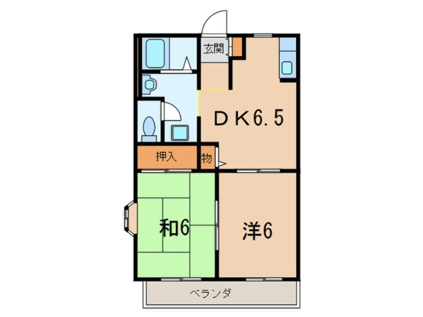 間取図 弥生ハイツ