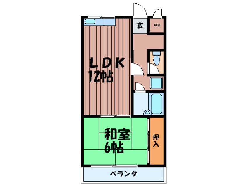 間取図 北村マンション１号館