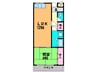 北村マンション１号館 1LDKの間取り