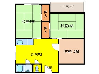 間取図 ヴェルドミール堺