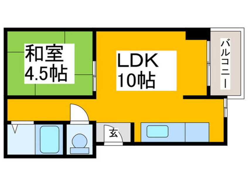 間取図 ヴェルドミール堺