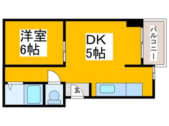 間取図 ヴェルドミール堺