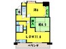 フェニックス堺東 2LDKの間取り