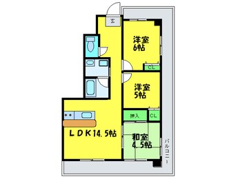 間取図 フェニックス堺東