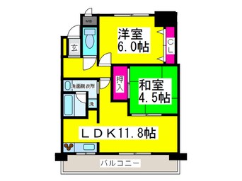 間取図 フェニックス堺東