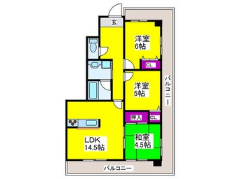 間取図 フェニックス堺東