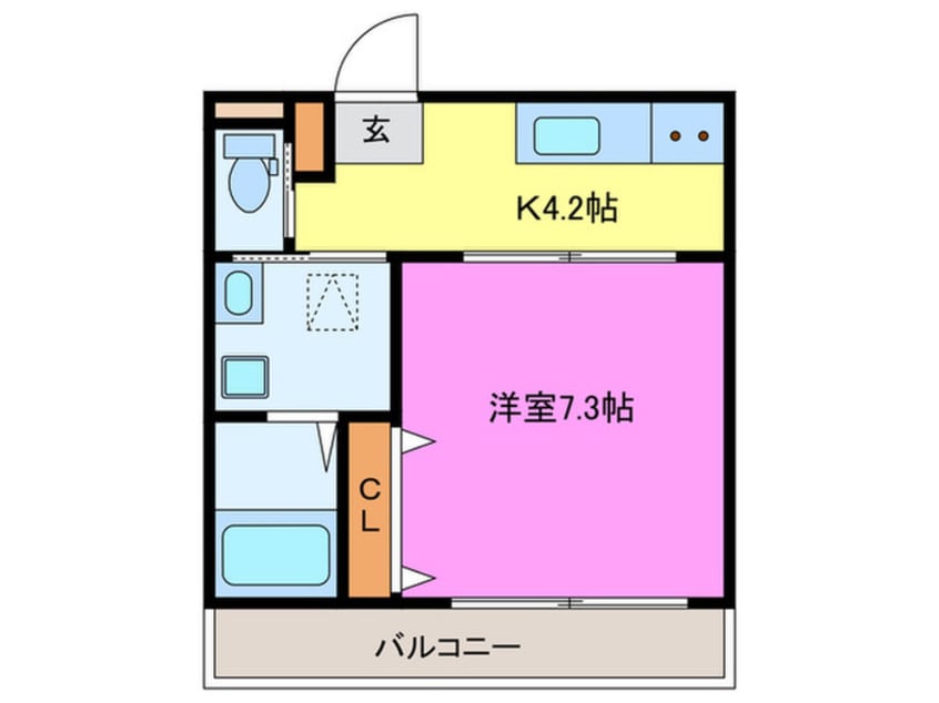 間取図 仮）一条通共同住宅新築計画
