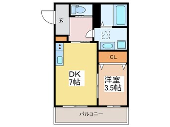 間取図 仮）一条通共同住宅新築計画