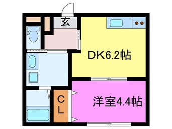 間取図 仮）一条通共同住宅新築計画