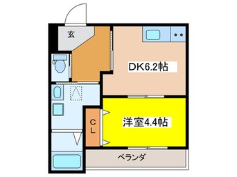 間取図 仮）一条通共同住宅新築計画