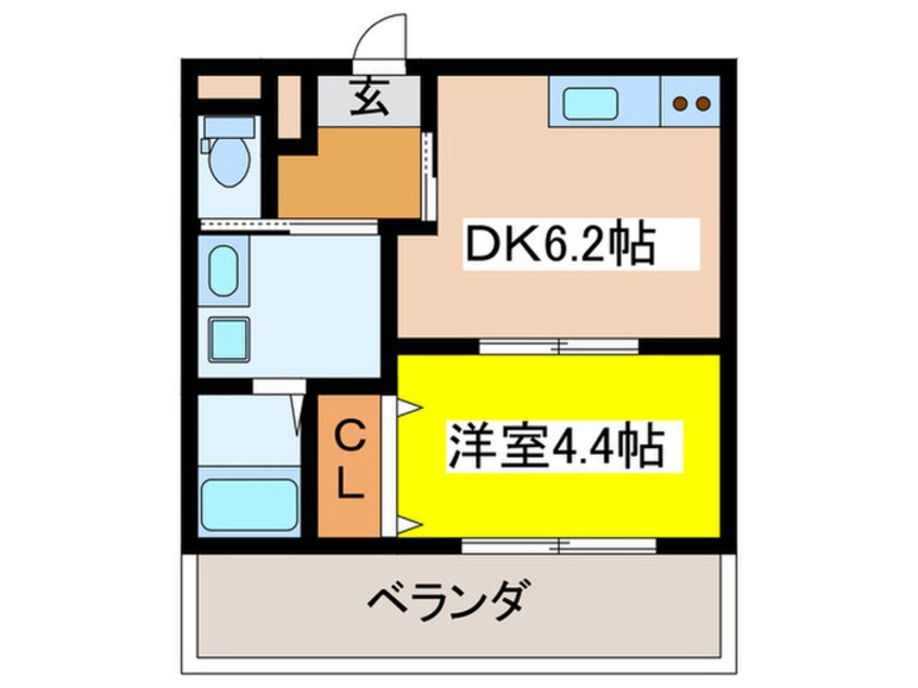 間取図 仮）一条通共同住宅新築計画