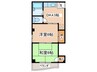 共栄マンション 2DKの間取り