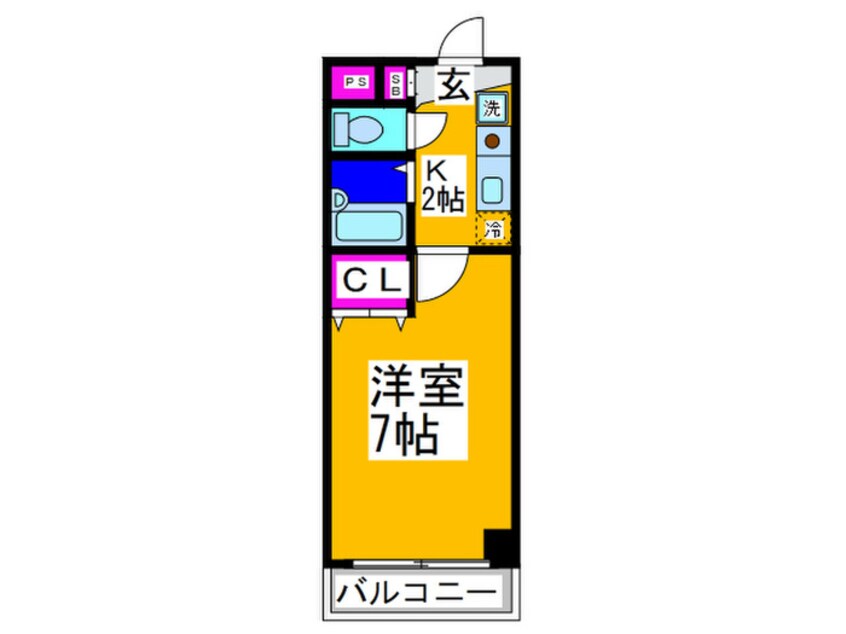 間取図 アントワ－プなかもず