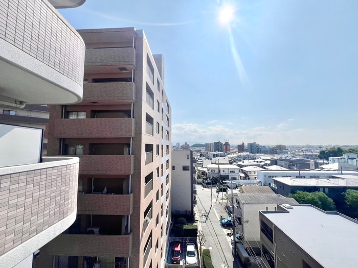 室内からの展望 アントワ－プなかもず