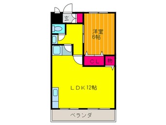 間取図 ＯＫハイツ大東Ⅴ