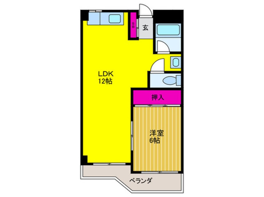 間取図 サンハイツ