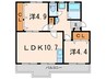 ロイヤルマンション１号棟 2LDKの間取り