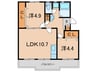 ロイヤルマンション１号棟 2LDKの間取り