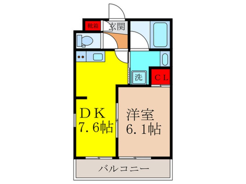 間取図 フウキパレス東山本