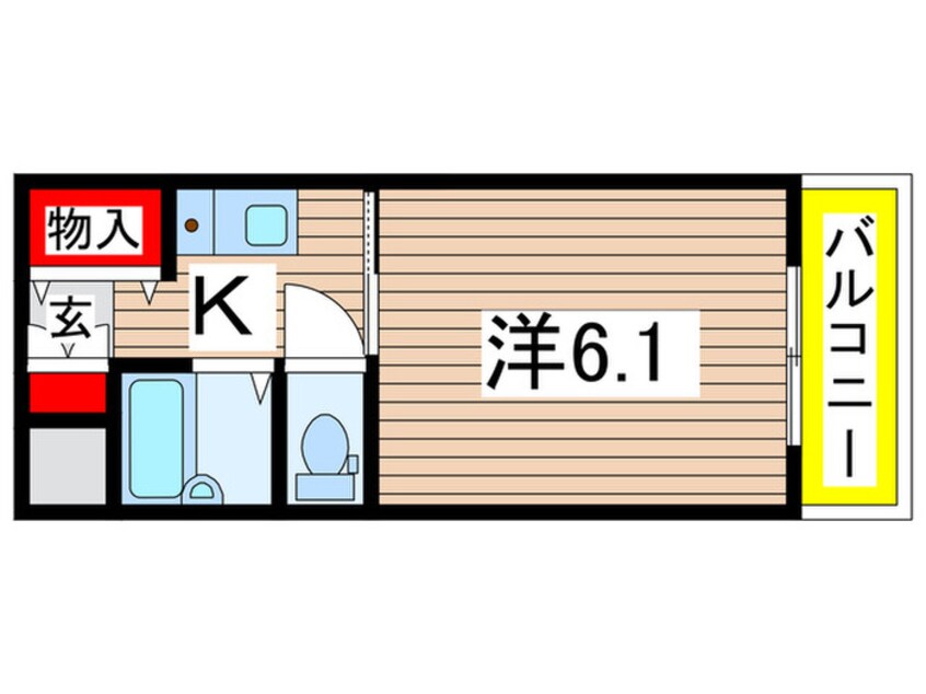 間取図 クレア－ル立花