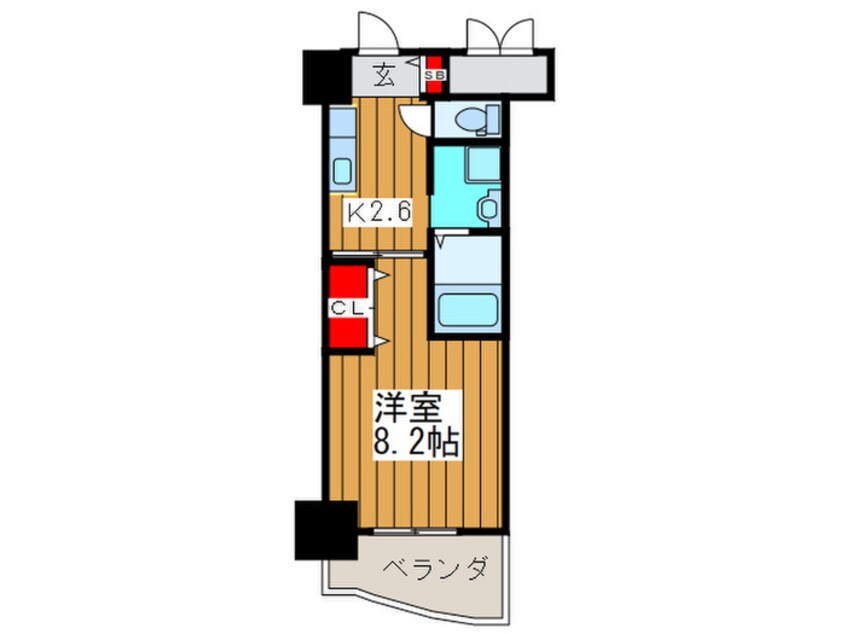 間取図 ロ－ズコ－ポ本町