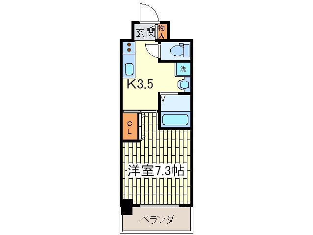 間取り図 ロ－ズコ－ポ本町