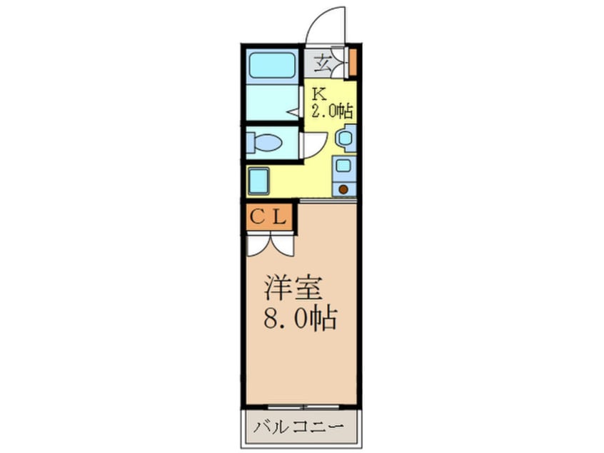 間取図 ウエストコ－ポ