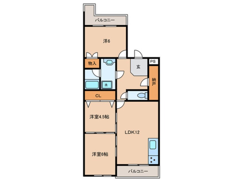 間取図 リバーグリーン藤村