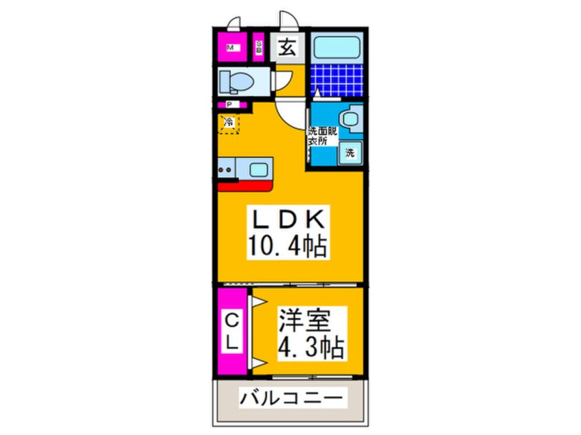 間取図 ＤＳ上野芝