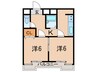 メゾン大和７号館 2Kの間取り