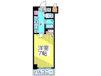 間取図 エスリードコート難波ウエスト
