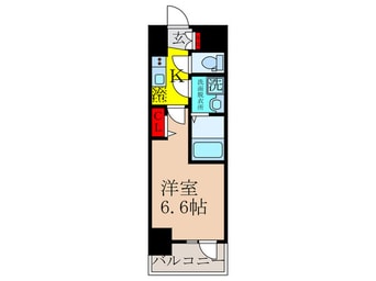 間取図 ﾌｧｰｽﾄﾌｨｵｰﾚ吹田ﾚｶﾞｰﾒ(802)