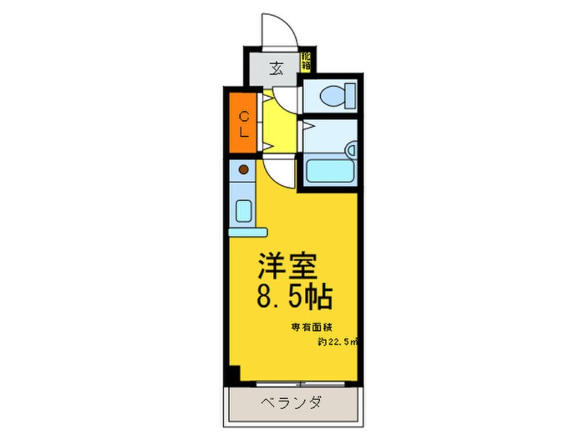 間取図 ハイグレ－ス長田