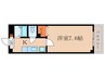 グレイシィ桂 1Kの間取り