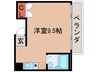 ウエルブ鈴蘭台 1Rの間取り