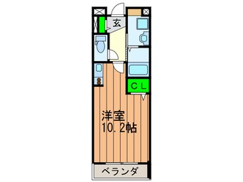 間取図 コンフォ－ト・アザレア　2番館