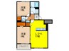 セゾンエスポワ－ル１ 2LDKの間取り