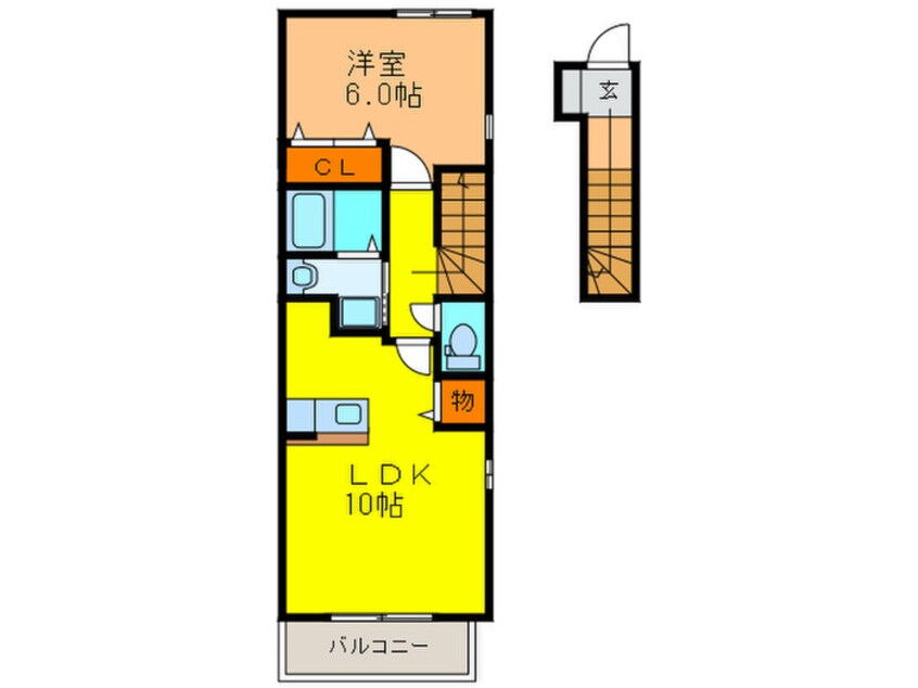 間取図 マンダリ－ヌ